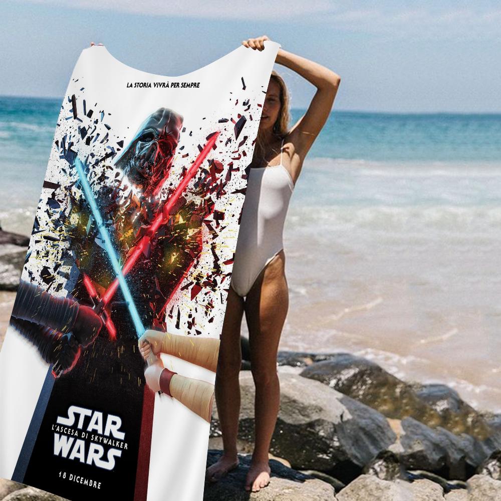S-star W-wars Big Microfiber Beach Towels Quick Dry Towel Sand Beach Towels Pool Towel For Travel Swim Pool Yoga