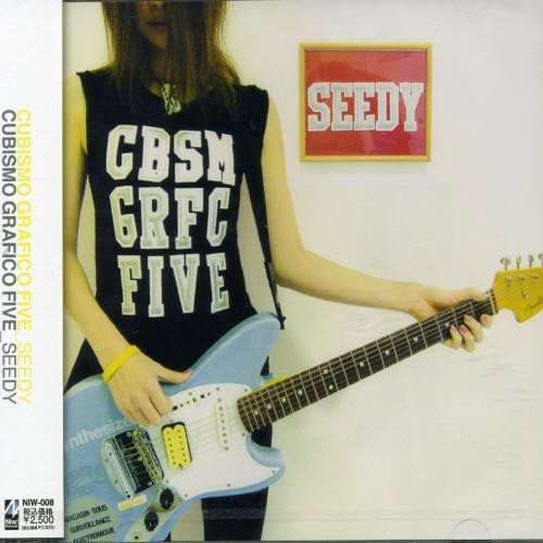 CD CUBISMO GRAFICO FIVE - SEEDY NIW008 Niw! Записи 2004 Япония ObiRock Б/у