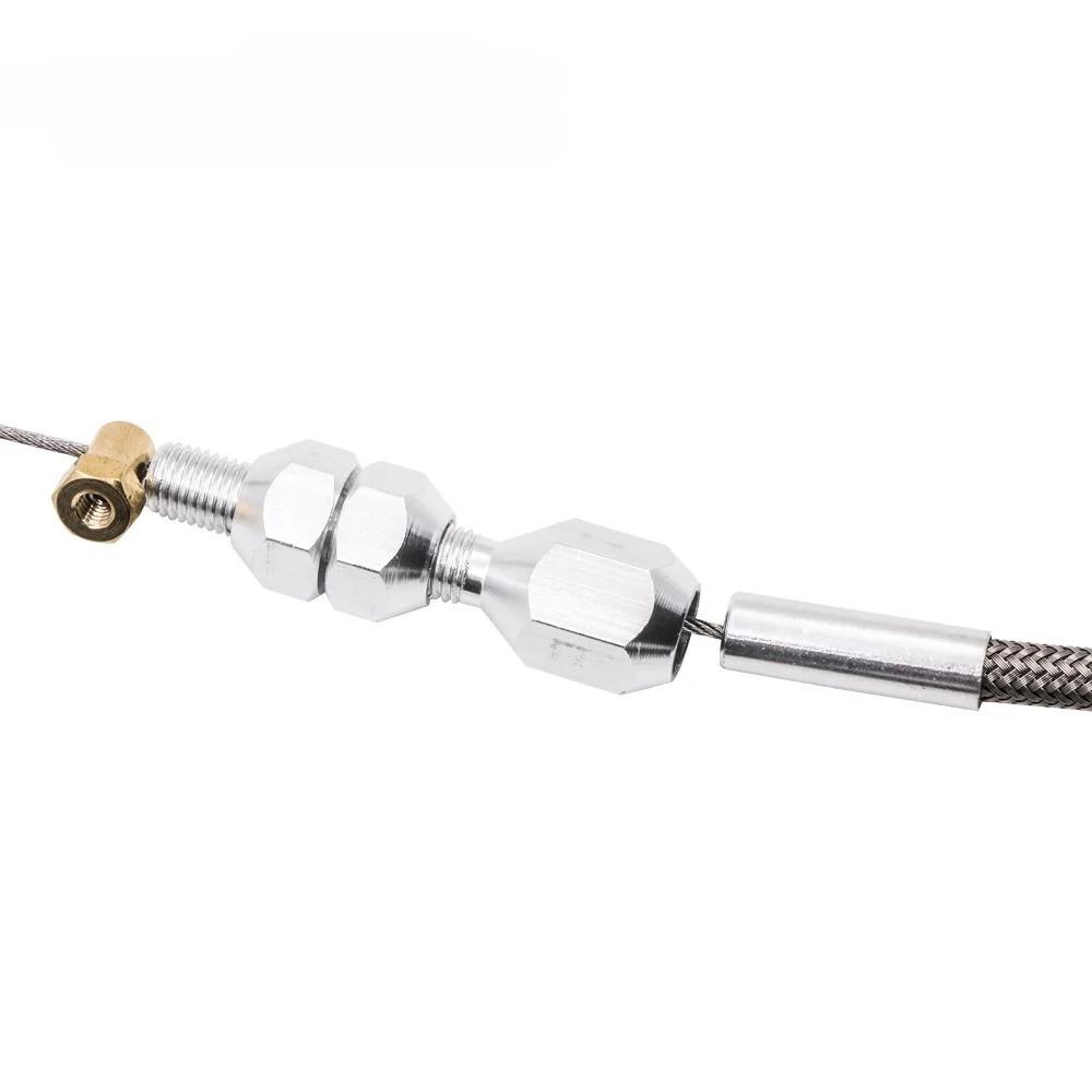 36 inch Throttle Gas Cable Kit Stainless Steel Braided For 97-07 Chevrolet/Chevy LS1 Engine 4.8L 5.3L 5.7L 6.0L