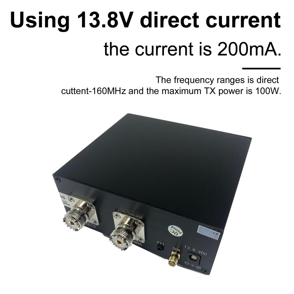 Портативные SDR-трансиверы из алюминиевого сплава 160 МГц, 100 Вт, радиопереключатель, разделитель антенн, практический сигнал