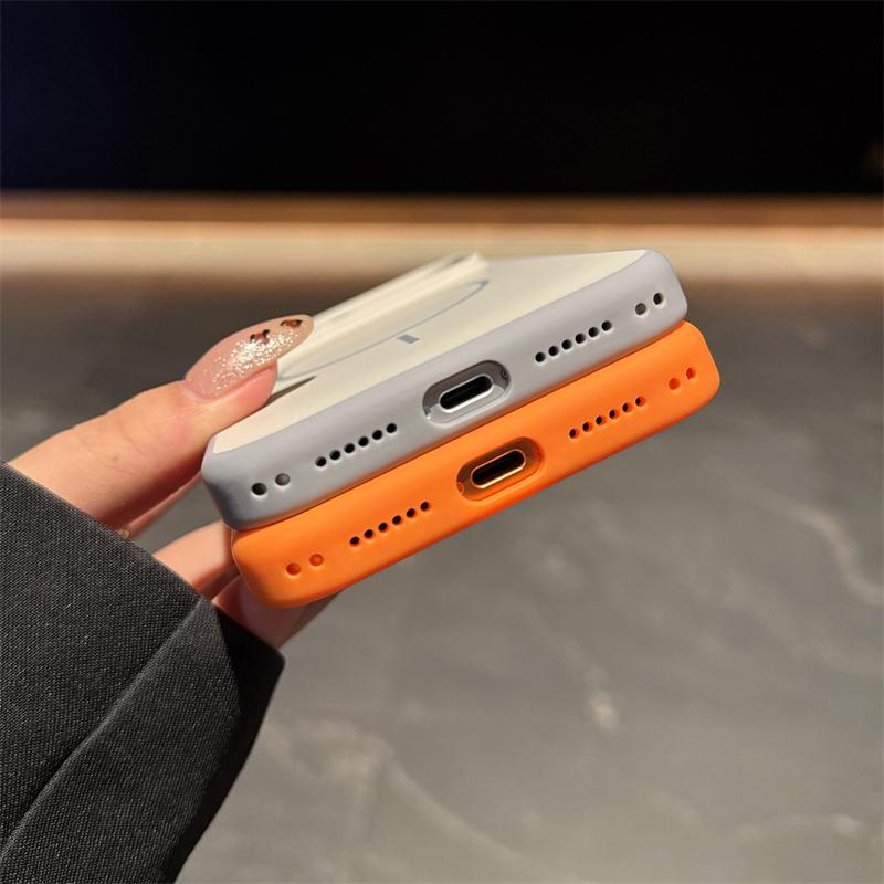 Официальный Матовый Магнитный Чехол Для Magsafe для iPhone 17 16 14 15 Plus 13 12 17 Pro Max 11 Мягкий Бампер Ударопрочная Броня Жесткая Крышка