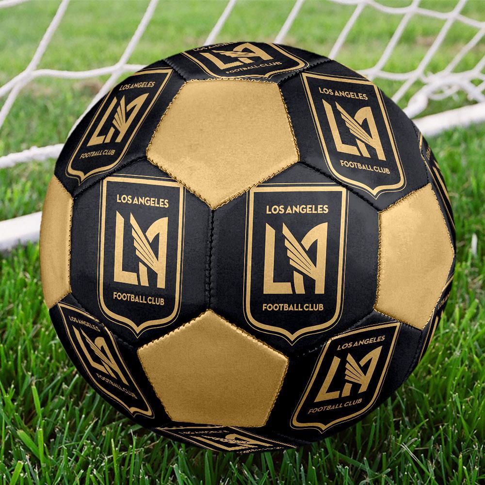 Футбольный клуб Los Angeles FC Мяч для мини-футбола Размер 5 Цветной Машинная строчка ПВХ Готов к соревнованиям Прочный Высокий отскок