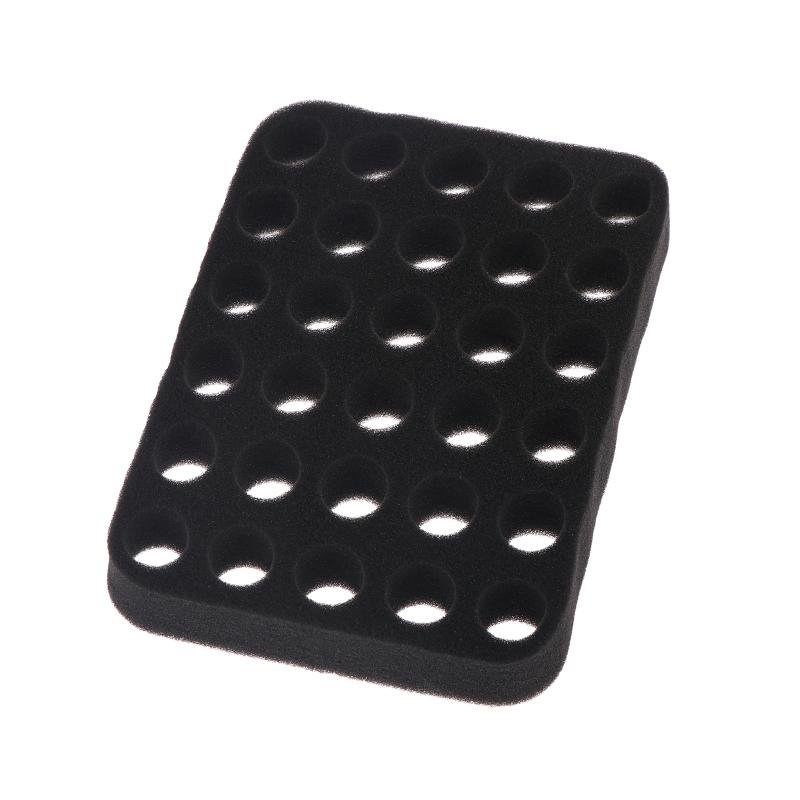 Essential Oil Storage Holder 30-Slot Foam Padded Shockproof Removable Bottom Divider for Travel Carrying
