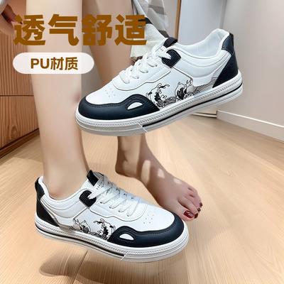 Весна и осень Простые маленькие белые туфли женские 2025 Новая мода Спорт Досуг Удобные универсальные удобные туфли для женщин