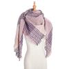 Scarf Autumn Winter Triangle Shawl Women's Triangle Scarf Plaid Thin Square Scarf Scarf