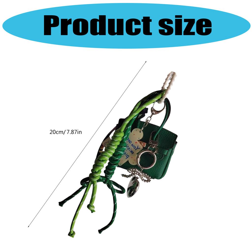 Шикарные подвески для сумок с подвесными веревками, брелок-подвеска, идеально подходящая для улучшения стиля любой сумочки или брелока