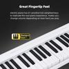 61-Key Foldable Electronic Piano Multifunctional Electronic Organ 61 Keys Sensitive Piano Keyboard