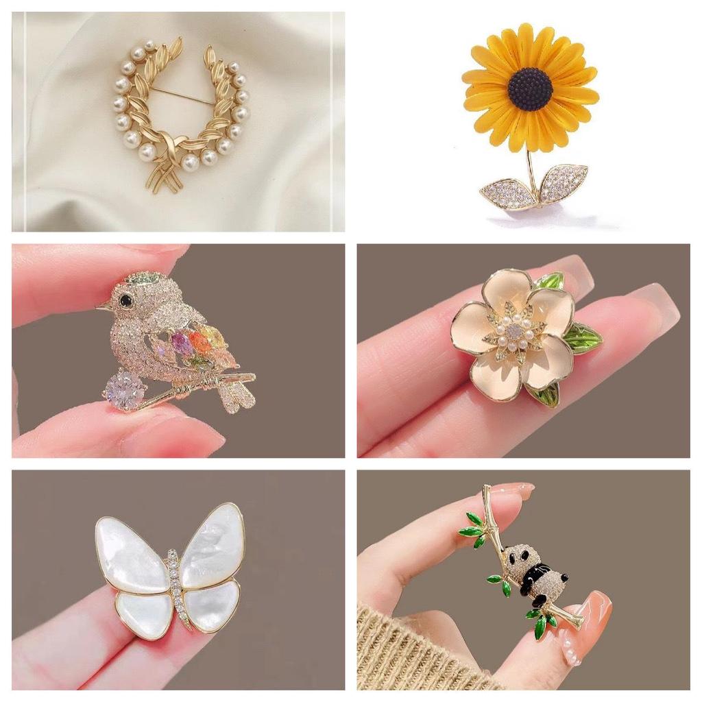 Элегантная брошь в виде золотого жемчужного колоса: Универсальный, Высококлассный Аксессуар для Женщин