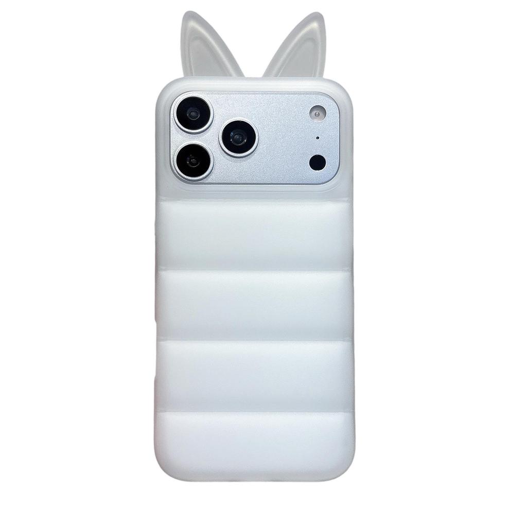 3D чехол для телефона с ушками лисы и ангельскими крыльями для iPhone 14/13/12/11 Pro Max