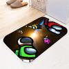 Game Among Us Flannel Mat Home Bath Bathroom Nonslip Carpet Rug Floor Decor
