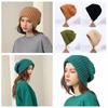 1Piece Unisex Women Men Oversize Wooly Slouch Beanie Hat Textured Knitted Soft One Size