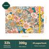 32K/48K Акварельная книга 300 г Бумага из древесной массы для акварели Блокнот для эскизов для студента Художника Рисование Живопись Принадлежности