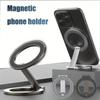 Double Magnetic Phone Ring Holder Foldable Stand Compatible with iPhone 16 12 13 14 15 Series MagSafe Phone Grip Stand