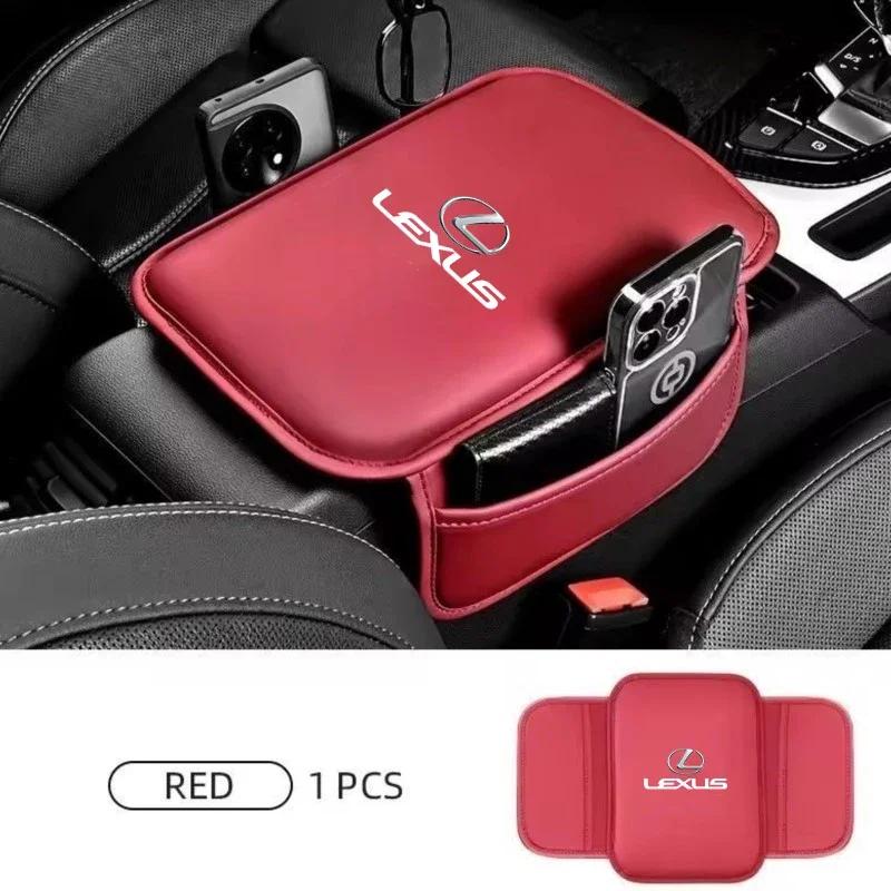 For Lexus IS250 IS200 CT200h GS300 LS430 RX450h LX57 Car Armrest Cushion Cover Leather Seat Center Pad Accessories