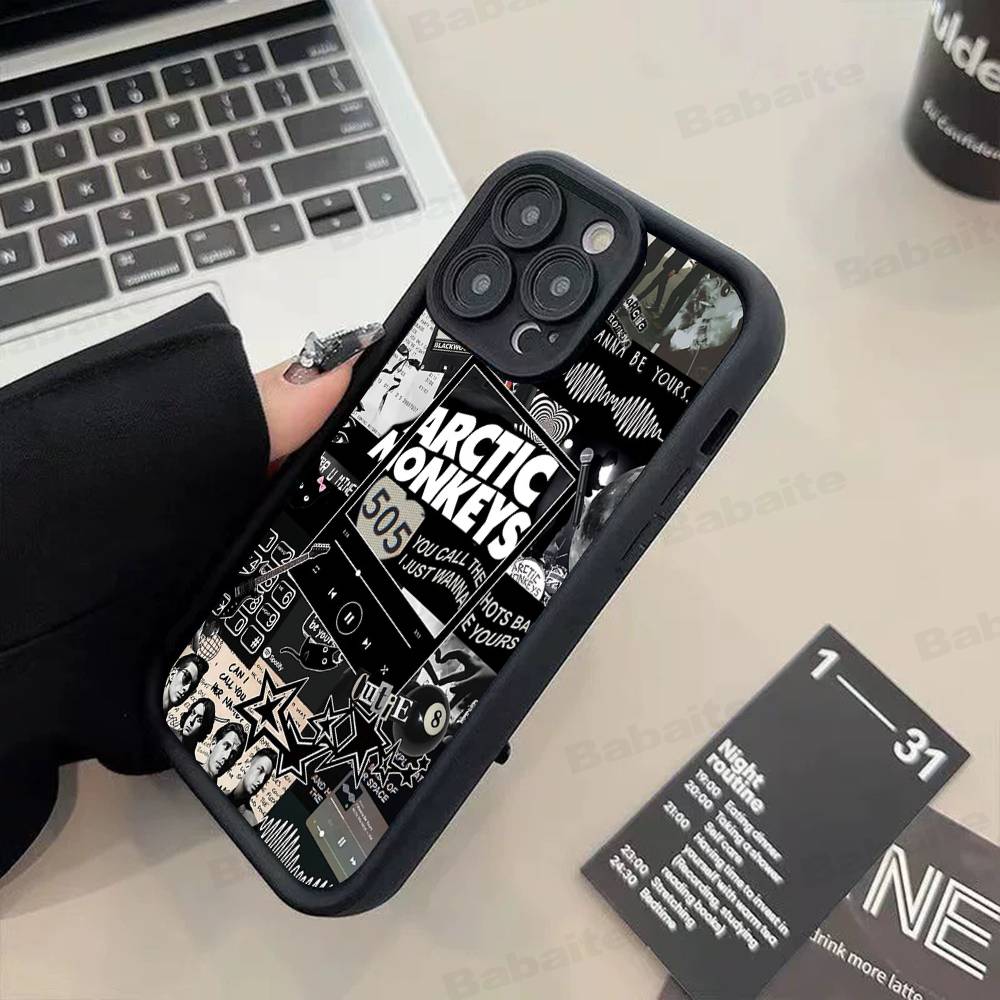 Чехол для телефона Rock Band A-Arctic M-Monkeys для iPhone 17 16 15 14 13 12 11 Pro Max Силиконовая задняя крышка