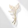 Opal Pisces Tail Brooch High-End Women'S Light Luxury Niche Design Sense Pin Brooch Temperament Suit Accessories Pin