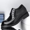 Первый слой коровьей кожи, туфли с большой головой, мужские из натуральной кожи, рабочие туфли, деловые, увеличение высоты на 8 см, работа, жених, свадьба, повседневные, мужские