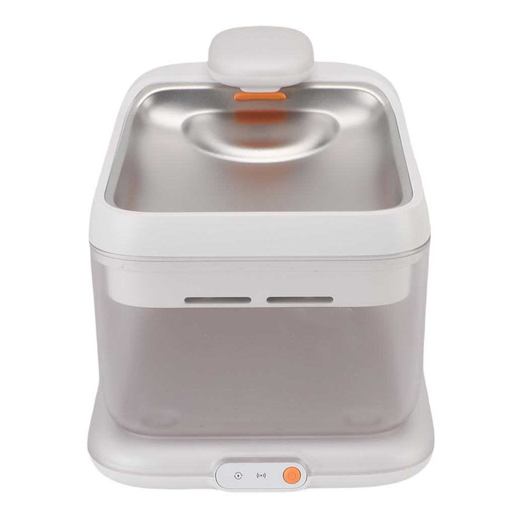 Фонтан для воды для кошек Беспроводной умный диспенсер для воды для домашних животных Нержавеющая сталь 4,5 л Большая миска для воды для собак