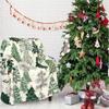 Christmas tree blanket watercolor green forest soft blanket suitable for winter home chair sofa bed gift for family and friends