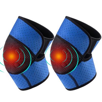 2 шт. самонагревающиеся наколенники горячего давления магнитные теплые наколенники поддержка двойные ремни магнитотерапия наколенники здравоохранение
