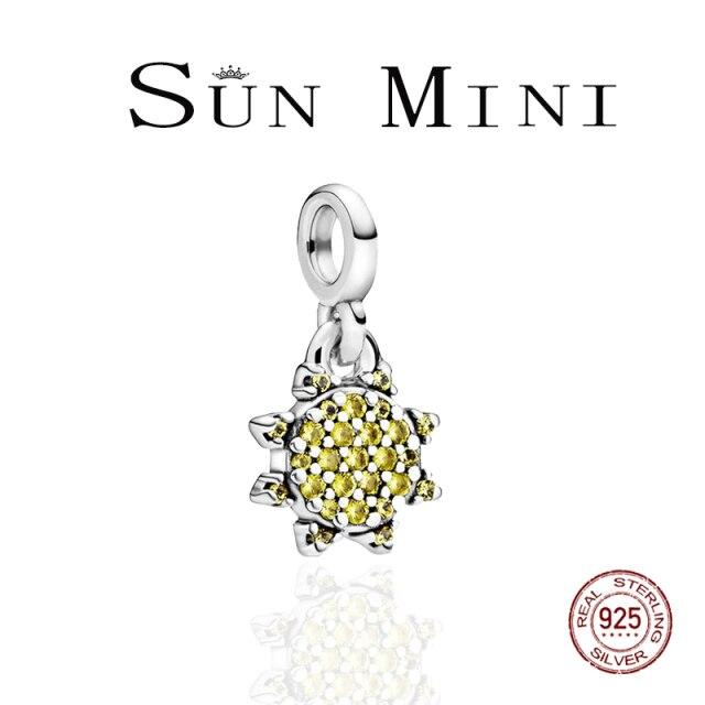 Новый оригинальный браслет Pamura Me из стерлингового серебра 925 пробы, подвеска в виде морской звезды и фламинго, сделай сам, ювелирные изделия для женщин, подарок