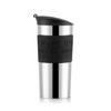 Бутылка для воды BODUM Tumbler TRAVEL MUG дорожная кружка 350 мл черная нержавеющая сталь двойная структура можно мыть в посудомоечной машине на открытом воздухе тепло/холод [подлинная
