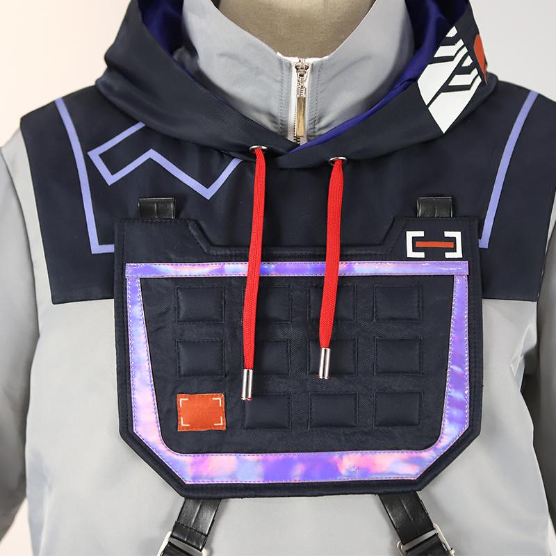 Предварительный костюм для косплея Исо, костюм для косплея Исо из игры Valorant, мужская боевая форма, наряд для Хэллоуин-вечеринки