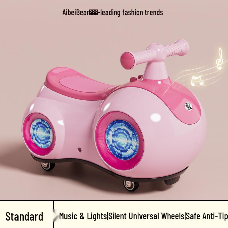 Одобренные знаменитостями детские ходунки и беговел: Бесшумная, противоударная машина-твист для детей в возрасте 1-3 лет