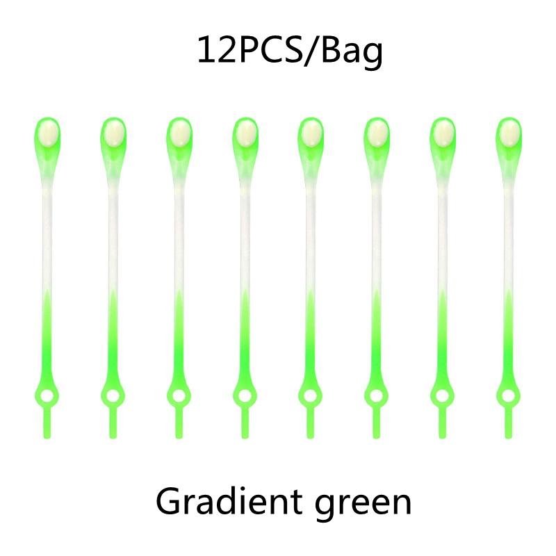 № 8, 12 шт. градиентные эластичные силиконовые шнурки без завязок, эластичные шнурки, кроссовки для взрослых и детей, ленивые шнурки для обуви, резиновые шнурки