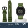 Силиконовый ремешок для часов Casio W-218H / AE-1200 / 1100 / F-108 / SGW300 / 400 / 500 / W-800H / MRW-200