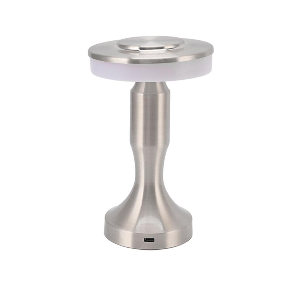 Портативная светодиодная настольная лампа с сенсорным датчиком, 3 цветовые температуры, питание от аккумулятора, прикроватная тумбочка