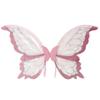 Funny Adults Kids Fairy Wings Sparkling Holiday Party Girls Angel Wings Two-Color Butterfly Costume Wings