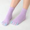 6 Pairs Women Five Finger Socks Cotton Breathable Elastic Ankle Short Socks Casual High Quality Girls Socks Soft Funny Toe Socks