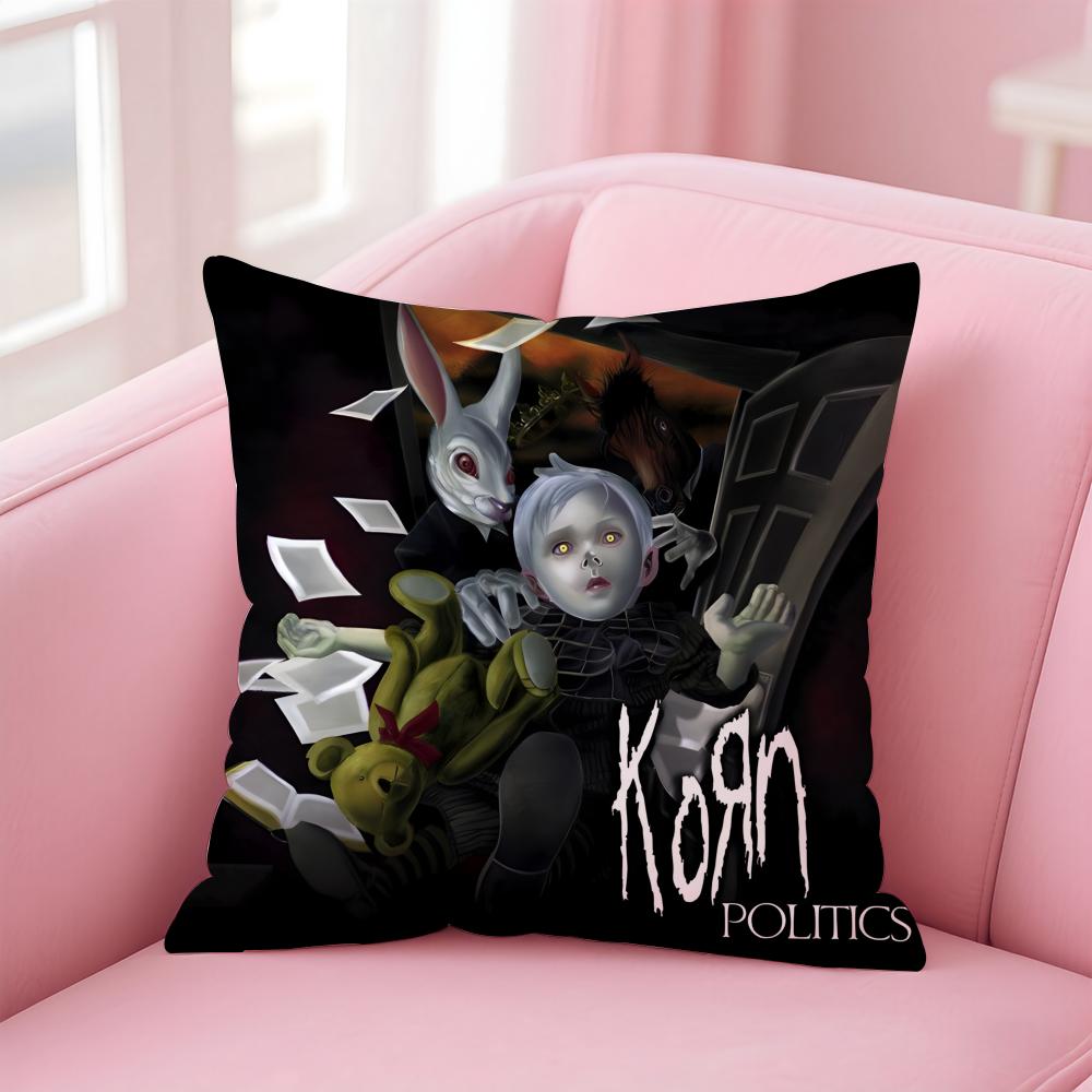 K-Korns Hot Band Cushion Cover Comfortable Reversible Pillow Cover Ideal For Car Sofa Bedroom & Beyond