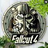 Fallout 4 Металлическая жестяная табличка Круглая 8x8 дюймов Винтажное искусство Настенный декор