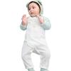 Balabala Baby 100% Cotton Long Sleeve Snap-Crotch Romper