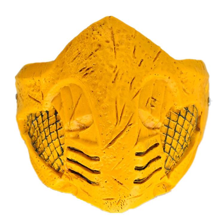 New Scorpion Mask Mortal Kombat Character Dress Up Resin Mask Mask Mortal Kombat Mask