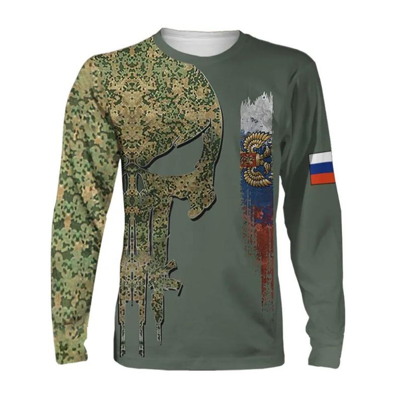 Мужская футболка с длинным рукавом