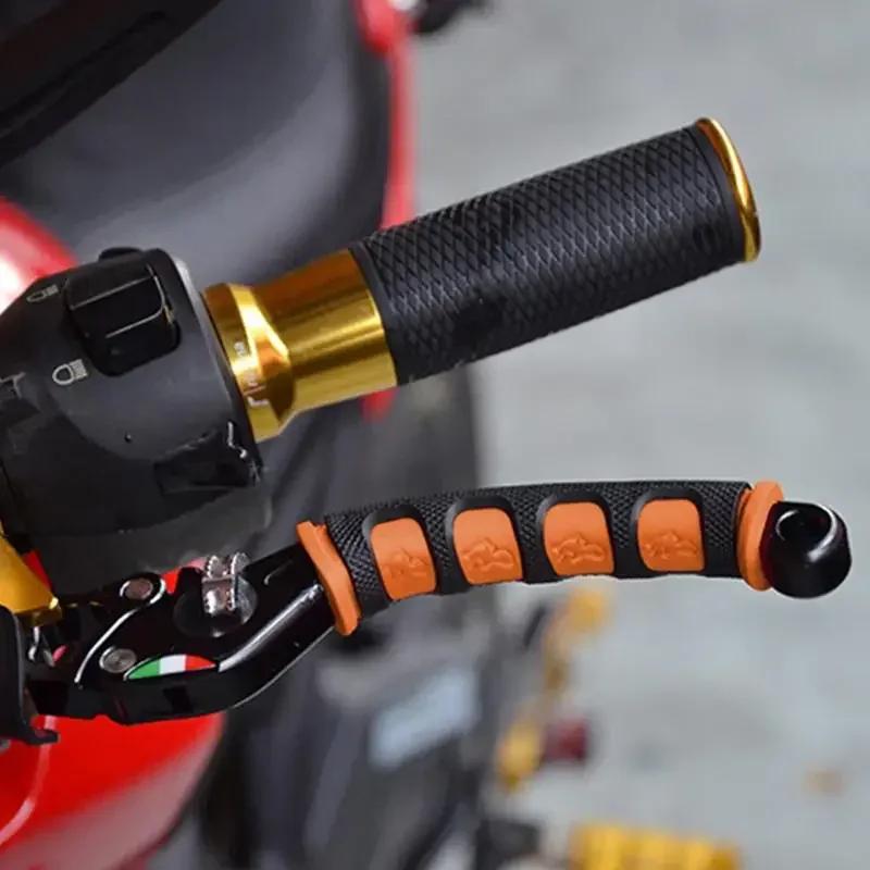 Противоскользящие ручки тормозного рычага протектор мотоциклетная резина мягкая ручка универсальный чехол на руль велосипеда аксессуары для мотоцикла ATV