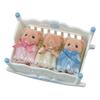 Куклы Sylvanian Families Медвежонок Бисквит Тройняшки Здоровый набор FS-63 Сертификация ST Для детей от 3 лет Игрушка Кукольный домик EPOCH