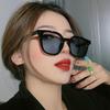 New Fashion Women Sun Glasses Men Outdoors Vintage Sunglasses Resin Square Anti-Reflective Glasses For Women Eyewear Uv400