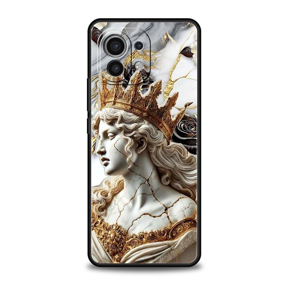 Phone Case Cover for Xiaomi Poco F7 F6 F5 F4 F3 X7 X6 X5 X4 X3 NFC M4 C51 C55 GT Pro 5G Soft TPU Fashion Ancient Greek Statues