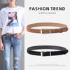 Suede Cowhide Women'S Belt Casual Pants Jeans Skirt Decorative Pin Buckle Women'S Premium Belt Special For