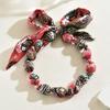 Floral Printed Boho Style Neckerchief Bohemia Style Clavicle Collar Women Scarf Necklace  Party