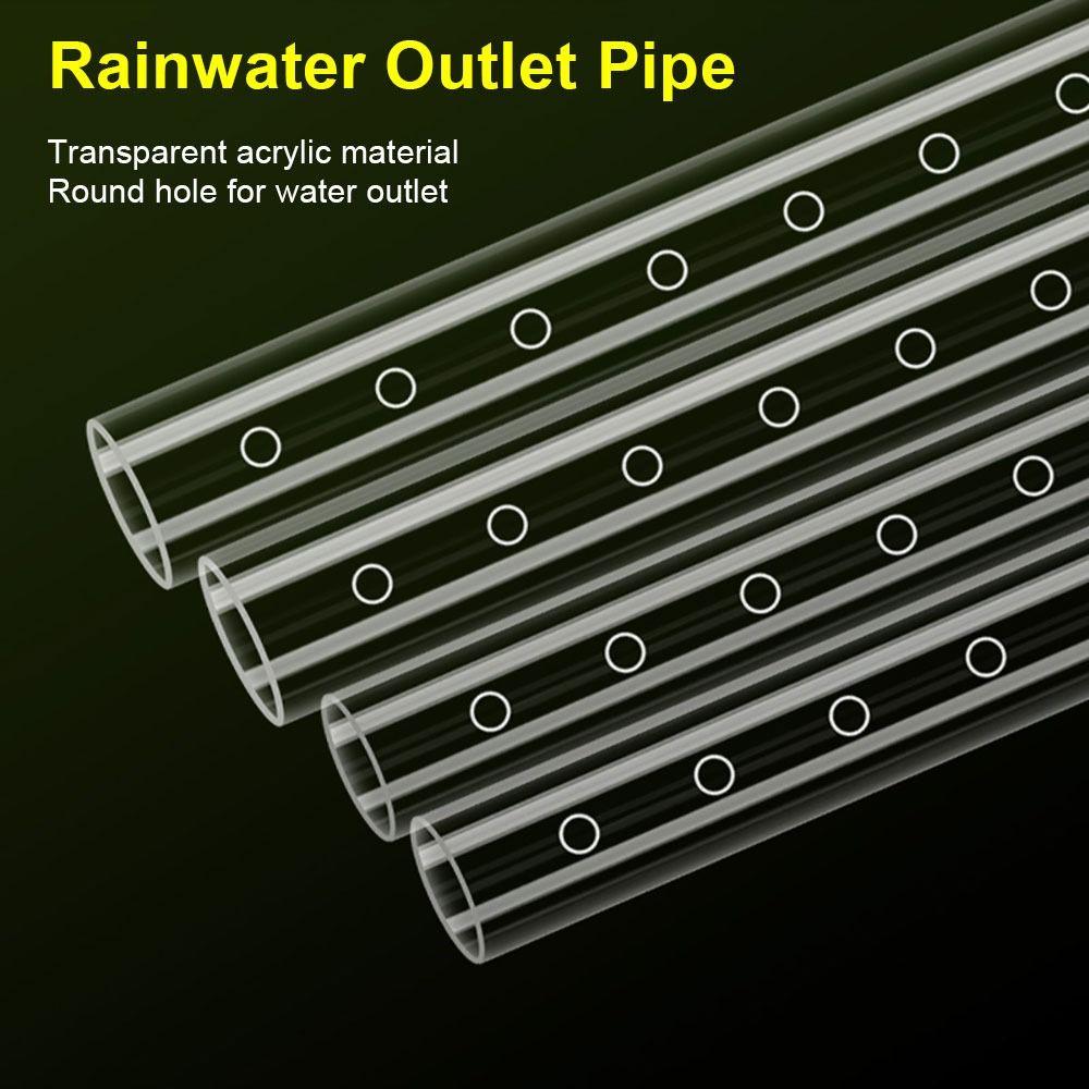 1Pcs Transparent Outflow Pipe 50cm Aquarium Filter New Fish Tank Rain Spray Bar