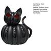 Фигурка черного кота Хэллоуин настольное украшение смола статуэтка кота