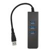 USB 3.0 3-портовый концентратор Kubick с портом Ethernet RJ45