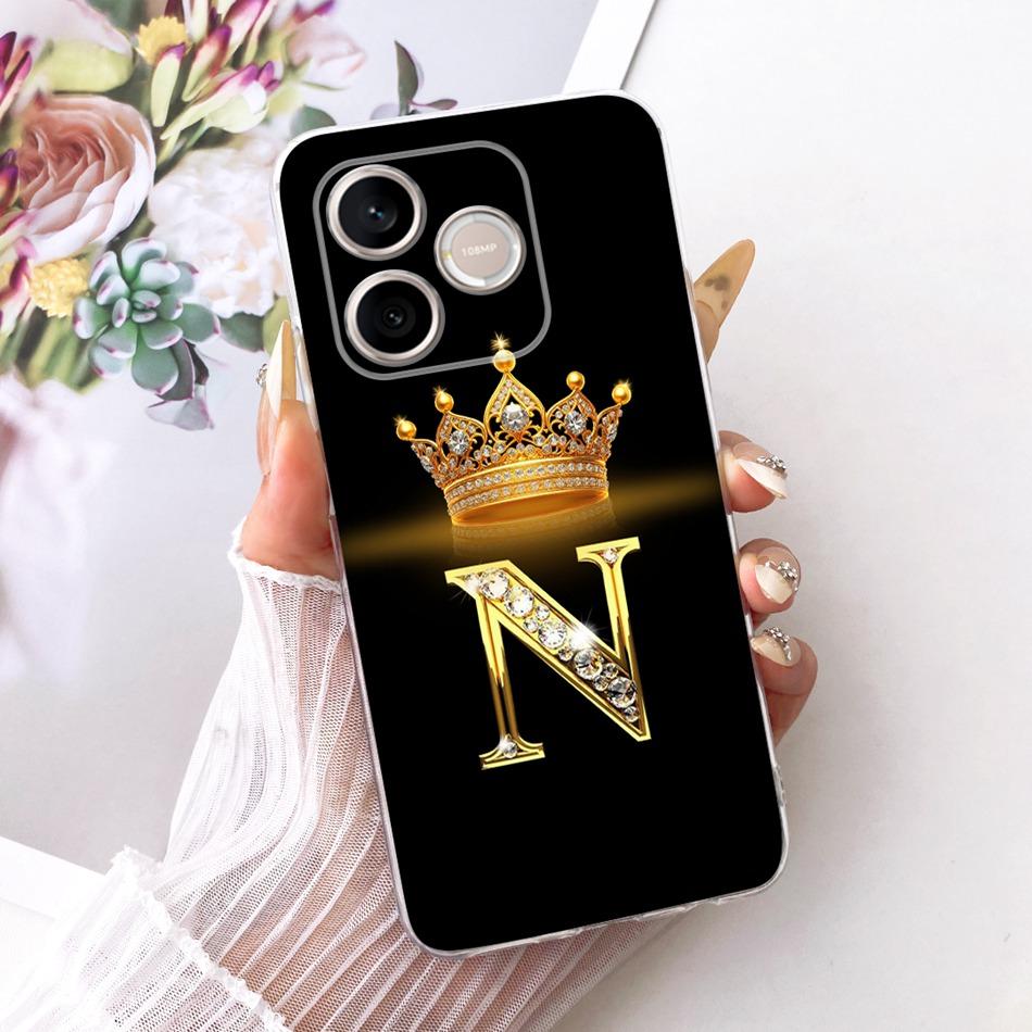 Для Honor 600 Lite Honor600 2026 Модный чехол для телефона с буквой-короной Для Honor 600 600Lite 5G Мягкие силиконовые TPU чехлы