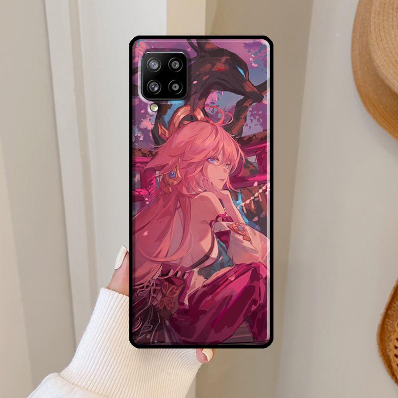 Чехол Genshin Impact Яэ Мико для Samsung Galaxy A56 A36 A06 A13 A32 A12 A22 A52 A35 A26 A16 A55 A15 A54 A34 A14 A53