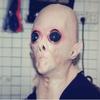 Unisex Creepy Ufo Alien Face Full Mask Perfect For Halloween And Cosplay Events